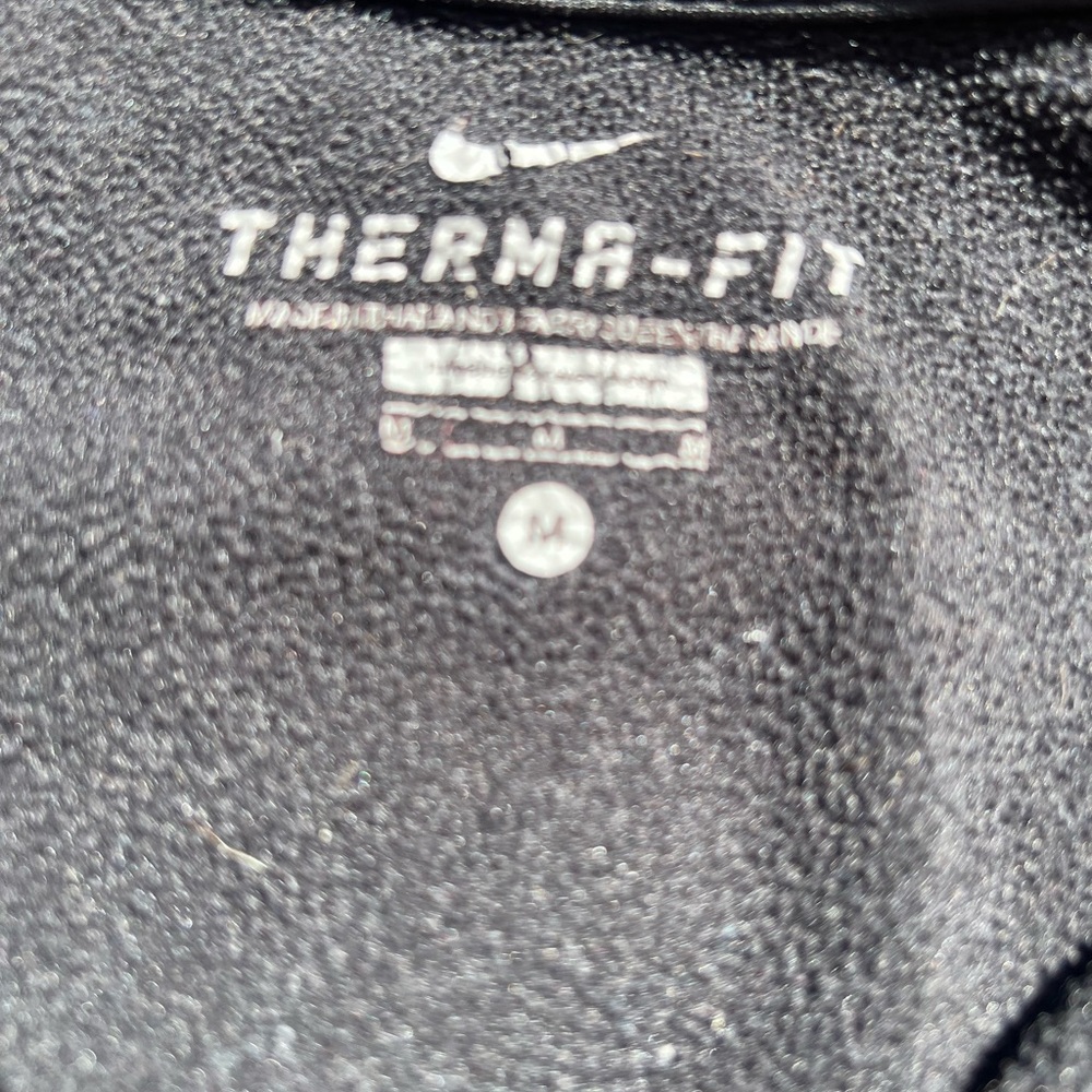 Big Kids' Therma-FIT Black Training Hoodie medium - Picture 5 of 7